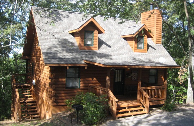 Tucked in the woods yet close to the pool