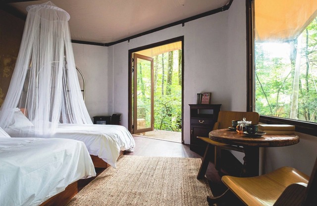 Two meals included Glamping while enjoying the f/Shiojiri Nagano