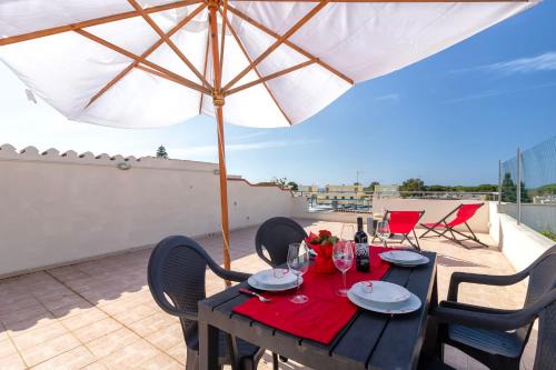 Txa Vì - Terrace with sea view