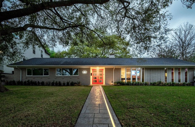 Ultra high tech smart home in quiet neighborhood located in Houston.