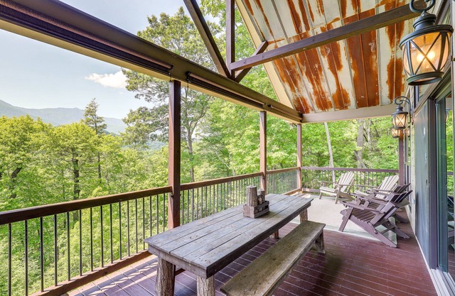 Unique Burnsville Home w/Mountain Views + Deck!