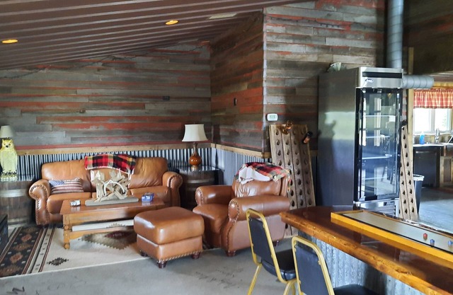 Unique,rustic cabin located in Eastern South Dakota by Oakwood Lakes State Park.