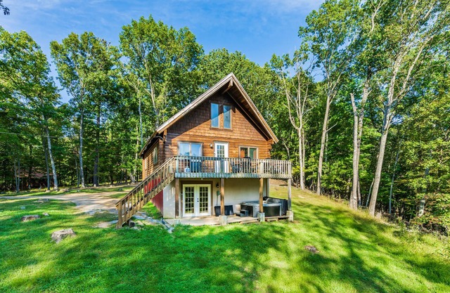 Updated Chalet w/Hot Tub, Fire Pit, Deck, & WiFi