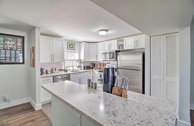 Updated Home with Patio and Yard Less Than 2 Mi to Palm Beach!