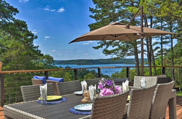 Upscale Cottage with Furnished Lake-View Deck!