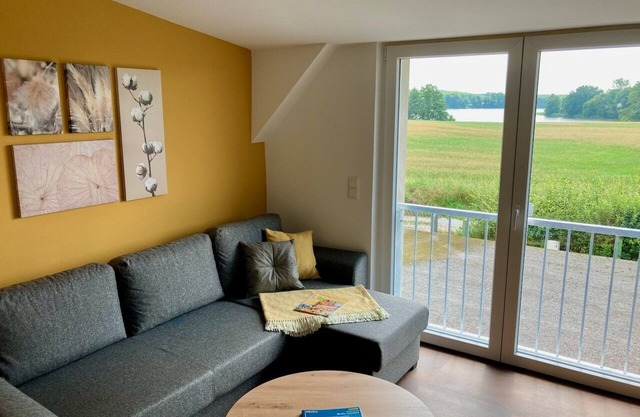 Vacation apartment "Wiese", attic 56 sqm, 2 bedrooms, terrace, max. 2 adults + 2 children