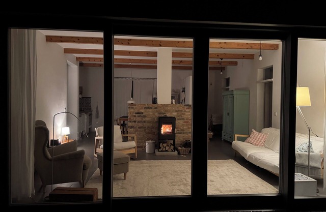 Vacation home in the crane village - with sauna and fireplace