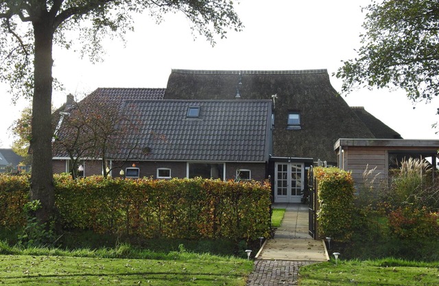 Vacation home in our garden in Drenthe close to nature reserves.