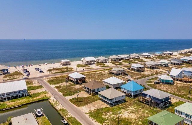 View of Gulf Beach and Canal! Close to everything! - Reel Views DI