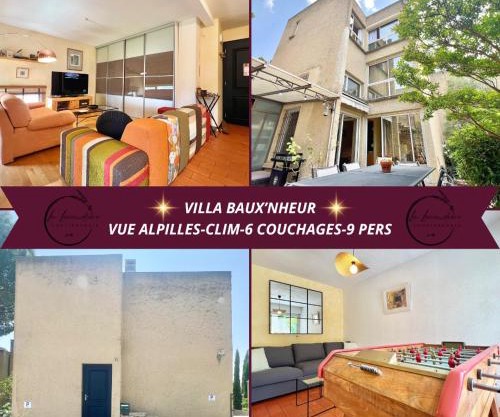 Villa Baux'Nheur, Vue Alpilles, Calme, CLIM, 9 personnes