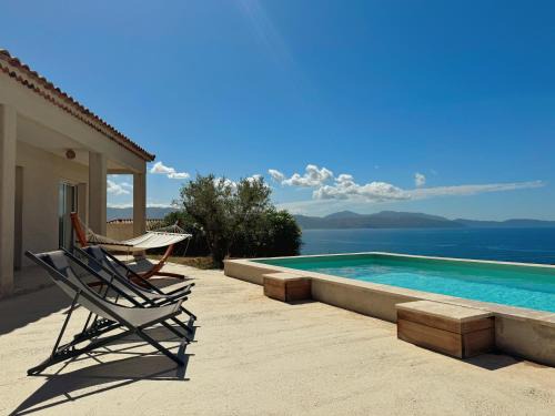 Villa Casa Bianca Sagone Piscine privée et Vue mer Familiale