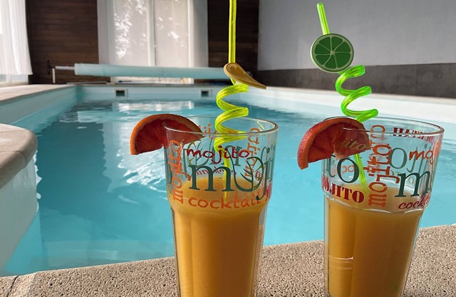 VILLA D'ARCHITECTE classée 5 ⭐️ AVEC PISCINE 30°-SPA à 2mn à pieds de la plage