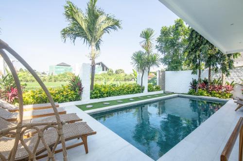 Villa Harvest Seminyak 4bd Rice View, Near Cafe