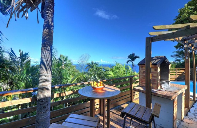 Villa St Leu vue mer proche lagon et commodités