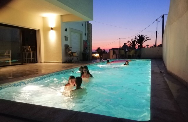 Villa with pool and panoramic sea view
