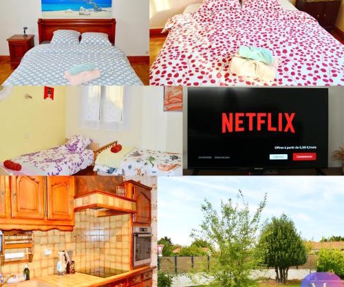 Votre séjour, votre événement, Maison 3 chambres, jardin privé,wifi, proche La Rochelle, proche golf et plages, services sur mesure