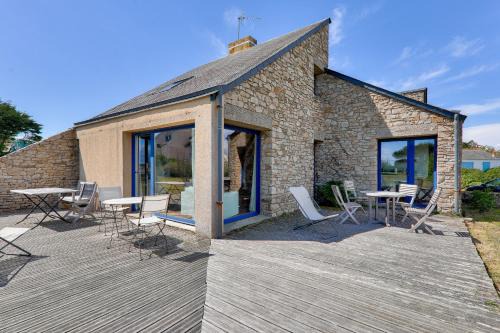 Vue mer et acces plage direct pour 11 personnes