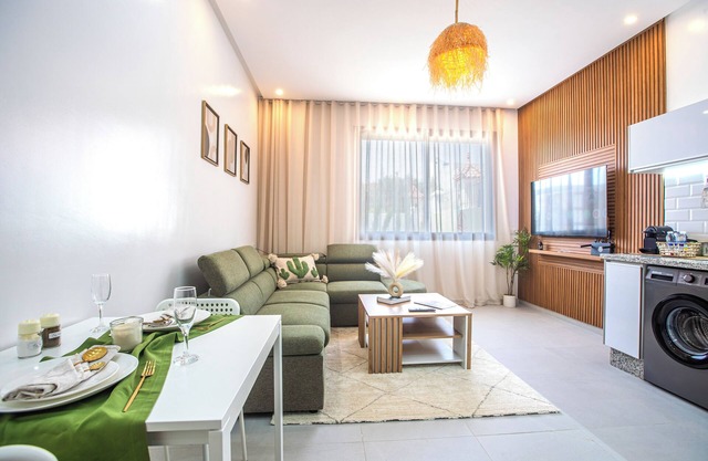 Walk to Beach & 10mn to Taghazout, Remote Work, AC & Free Parking