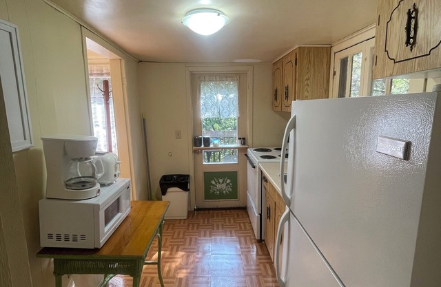 walk to private beach across the street - 2BR Cabin - amazing sunsets