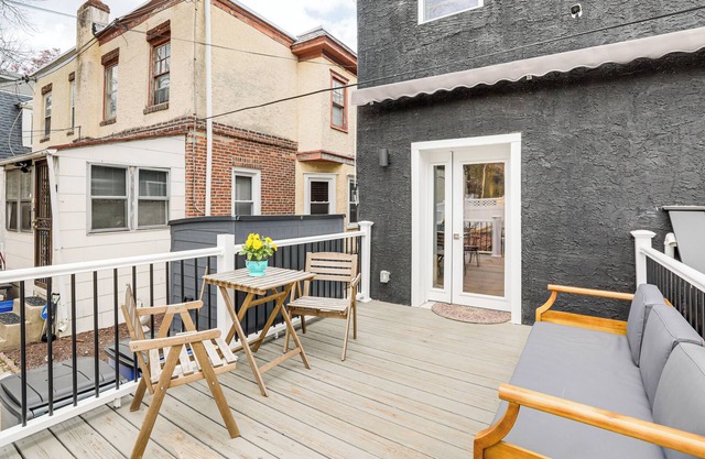 Walk to Shops & Eats: Philadelphia Escape w/Yard!