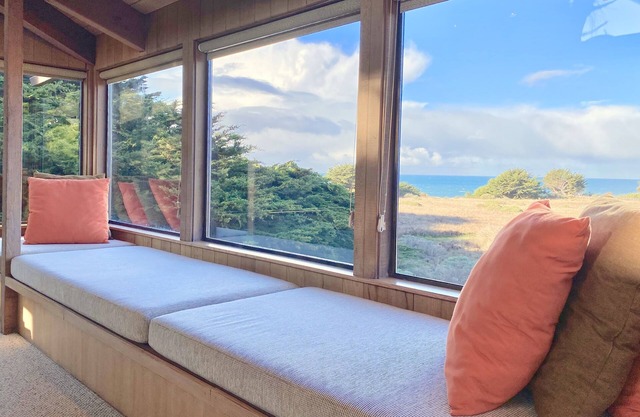 Watch the waves crash in the distance