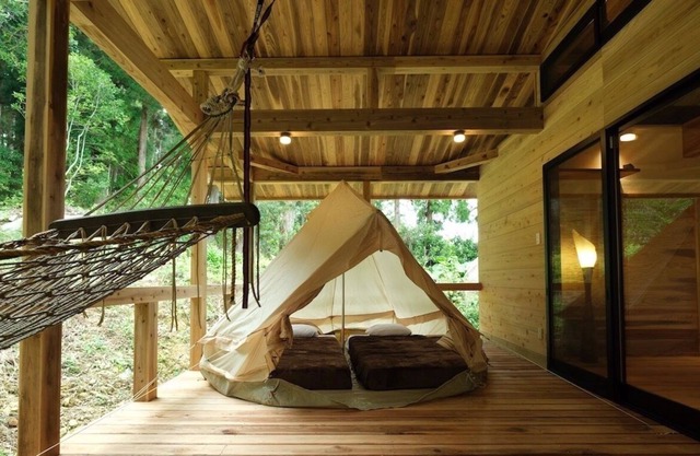 with a tent / Kumage-gun Kagoshima