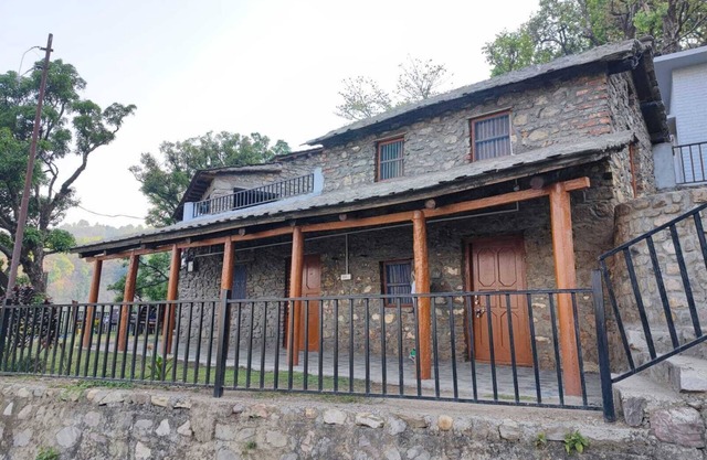 Wood Valley in the foothill of Himalayas.