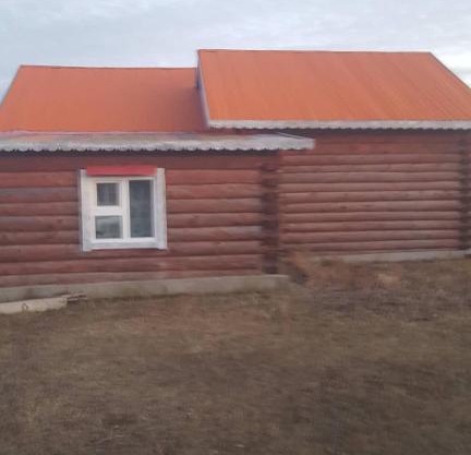 wooden house in a small village