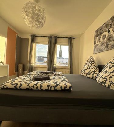 Zentrum - Blick über die Dächer von Leipzig