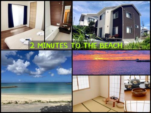 ZZOKIAI藍魚 2 mins walk to the beach! Upscale villa area 15 mins from airport! Parking, dryer, baby cots are all available