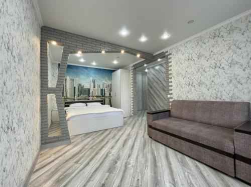Petropavlovsk Apartment | Квартира бизнес-класса с белым постельным