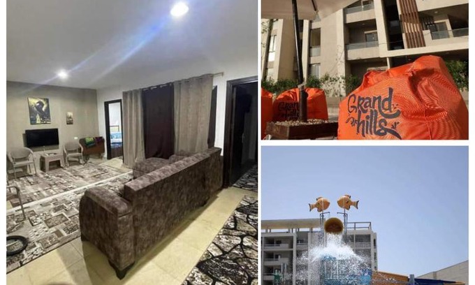 Borg el Arab Apartment | شاليه فندقى غرفتين مكيف - جراند هيلز الساحل الشمالى - Grand hills North Coast U26