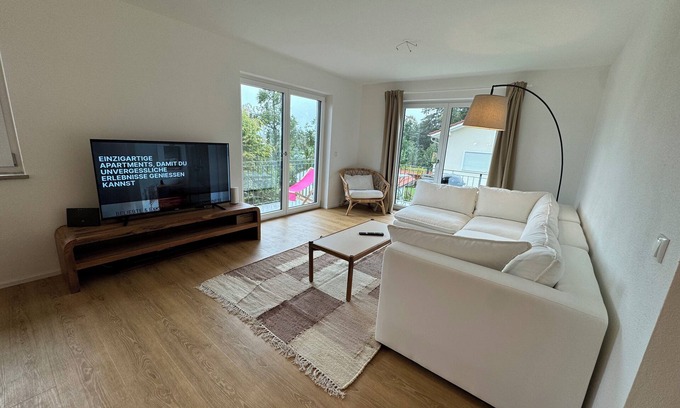 Uffing am Steffelsee Apartment | ღLIBORIA I Stylish maisonette I Lake