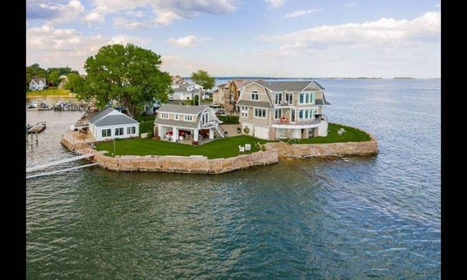 Branford House | #1 views & private oceanfront estate featured in Coastal Living magazine!