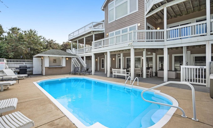 Whalehead Beach House | 10BR | Private Pool | Hot Tub | Elevator