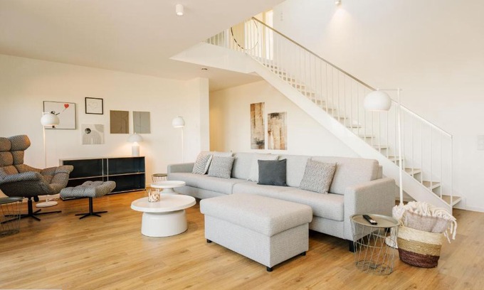 Handorf Apartment | 119 QM - Exklusiv auf 2 Etagen - Werse Loft by youpartments