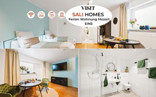 Bietigheim-Bissingen Apartment | 1BR 2Beds - kleiner privater Innenhof- Barrierefrei! -frisch saniert - Mozart EINS
