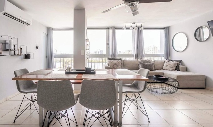 Santurce Condo | 2 bd - 1 ba modern apartment with lagoon view and parking!