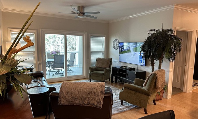 Charleston Condo | 2 Bedrooms with king beds and private bathroom for both.