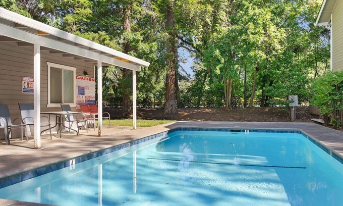 Chico House | 2 Farmhouse-Inspired Retreat w Pool-BBQ