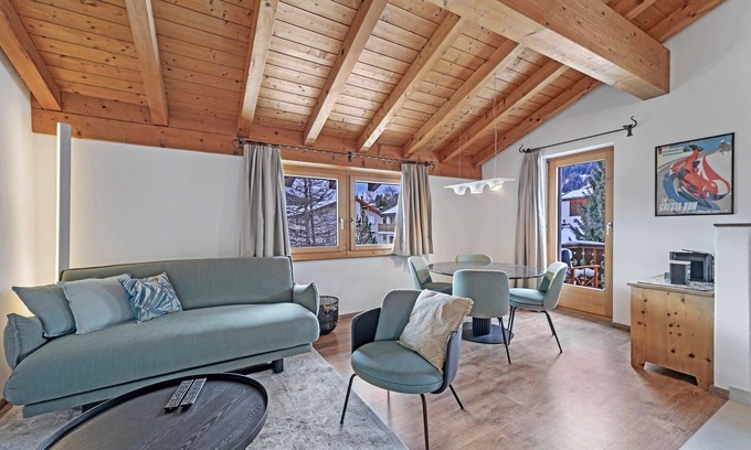 Celerina-Schlarigna Apartment | 2-roomed apartment on the second floor, 51m2.