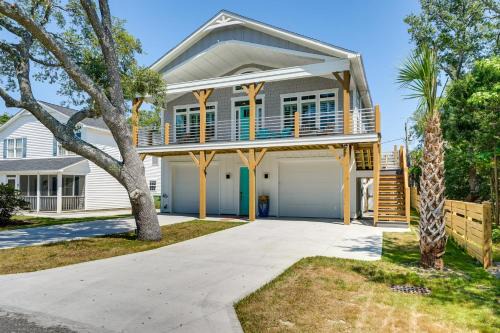 Kure Beach House | 3 Blocks to Kure Beach Home with Patio!