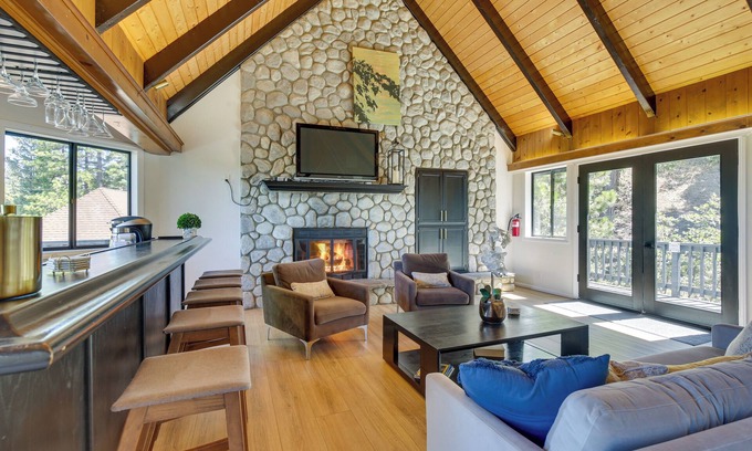 Lake Arrowhead House | 3 Decks, Game Room + Views: Lake Arrowhead Home!