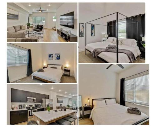 People's Freeway House | 3 Min to DT - 2 Car Garage - Lux Townhome - King Bed