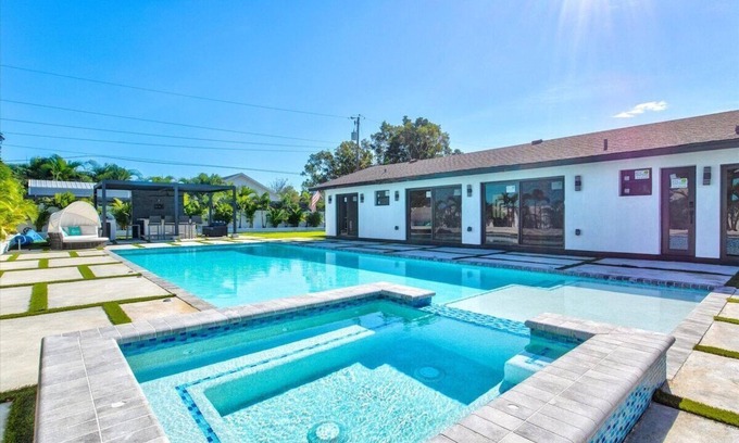 Belair Bayou House | 3BR/2BA Private Oasis: Pool, Hot Tub, Dining