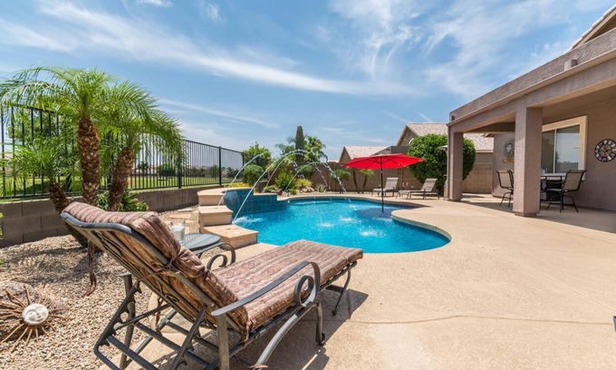 Augusta Ranch House | 3BR 'Mesa Haven' w/Heated Pool on Prime Golf Lot. 3 King beds!
