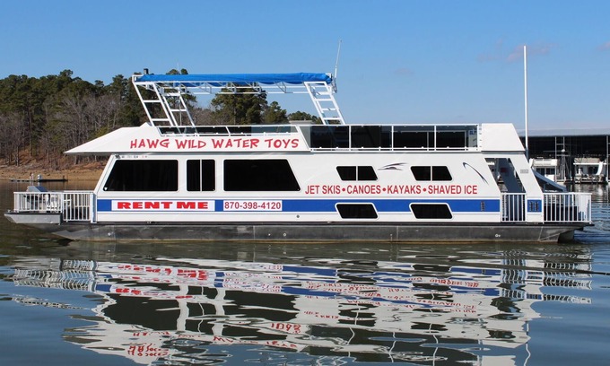 Kirby Boat Rental | 4 Bedroom Houseboat for Rent
