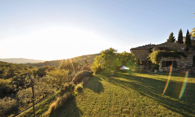 Radda in Chianti Villa | 4-bedroom stonehouse with stunning pool in the Chianti countryside with WiFi, AC