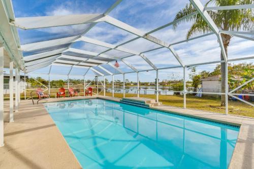 North Port House | 4 Mi to Warm Mineral Springs Canal-Front Getaway