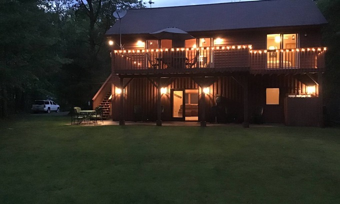 Springbrook House | 5 bedrooms, 2 bathrooms Lake Home between Spooner & Hayward WI on Gull Lake